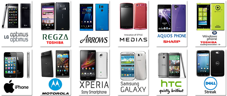 Oputimus／Regzaphone／Arrows/Medias/Aquosphone/Windowsphone/iphone/motorola/Xperia/galaxy/htc/Dell
