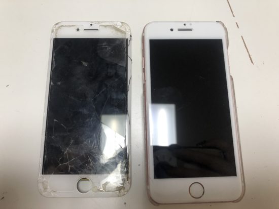 iphone6画面ひび割れ修理