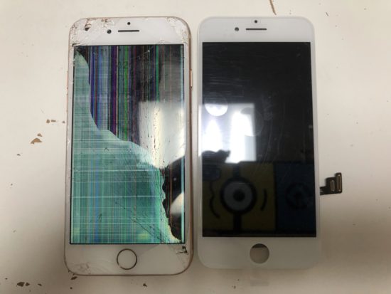 iPhone7液晶破損修理