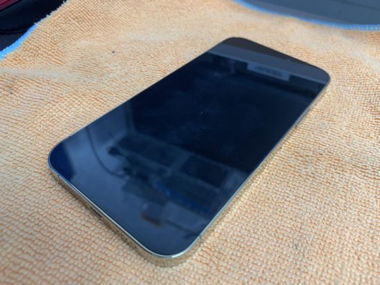 iPhone ガラスコーティング クイック大和