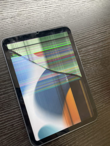 iPadmini6】液晶不良と本体変形！？ 画面交換 - スマホ修理のクイック 