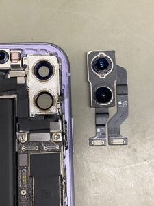 iPhone11 アウトカメラ修理