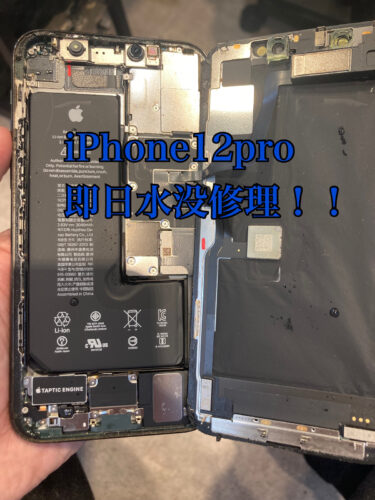 iPhone12proの水没修理をしました！ - スマホ修理のクイック